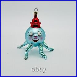 Christopher Radko Wally Squid Octopus Glass Christmas Ornament 5