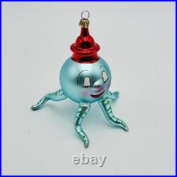 Christopher Radko Wally Squid Octopus Glass Christmas Ornament 5