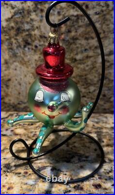 Christopher Radko Wally Squid Octopus Glass Christmas Ornament 5 RARE