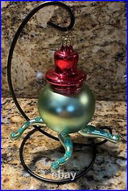 Christopher Radko Wally Squid Octopus Glass Christmas Ornament 5 RARE Christopher Radko Wally Squid Octopus Glass Christmas Ornament 5 RARE