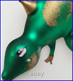 Christopher Radko Wintersaurus Dinosaur Italian Glass Christmas Ornament 1996 Christopher Radko Wintersaurus Dinosaur Italian Glass Christmas Ornament 1996