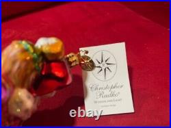 Christopher Radko Wisdom And Light Santa Glass Christmas Ornament 7 2003- NEW