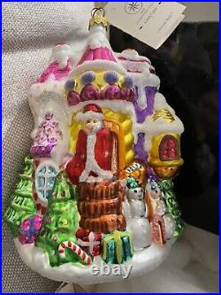 Christopher radko christmas ornaments Candy Castle 1998 Exclusive