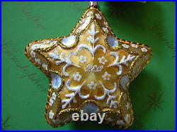 Custom Link Six Ornaments Christopher Radko My PEO Star Glass Ornament