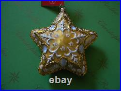 Custom Link Six Ornaments Christopher Radko My PEO Star Glass Ornament