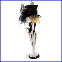 De Carlini Belle Noel Glass Christmas Ornament Exclusive 7039Sbkw