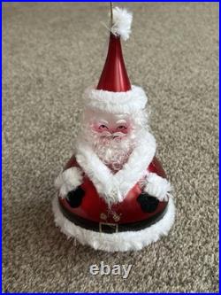 De Carlini Italian Ornaments Santa Tumble Top Christmas Tree Ornament RARE/HTF De Carlini Italian Ornaments Santa Tumble Top Christmas Tree Ornament RARE/HTF