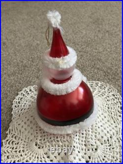 De Carlini Italian Ornaments Santa Tumble Top Christmas Tree Ornament RARE/HTF De Carlini Italian Ornaments Santa Tumble Top Christmas Tree Ornament RARE/HTF