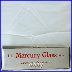 Dept 56 Mercury Glass Large 11 Stocking Christmas Ornament #7747-0
