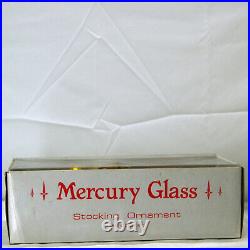 Dept 56 Mercury Glass Large 11 Stocking Christmas Ornament #7747-0