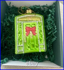Disneyland Club 33 Glass Ornament 2022 Member Exclusive Christmas NIB Rare Gift
