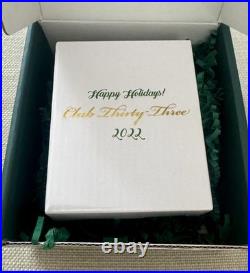 Disneyland Club 33 Glass Ornament 2022 Member Exclusive Christmas NIB Rare Gift