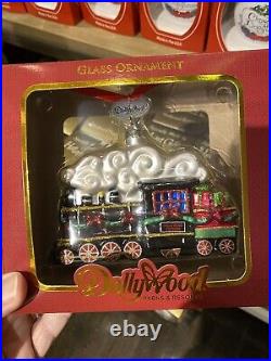 Dollywood blown glass christmas ornament