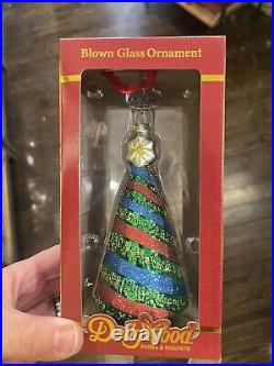 Dollywood blown glass christmas ornament