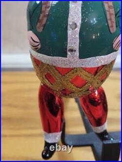 Exceptional Shape WATERFORD Glass Limited Edition SANTA Christmas Ornament Read