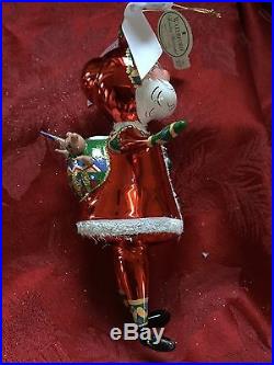 FLAWLESS Exceptional WATERFORD Glass Limited Edition SANTA Christmas Ornament