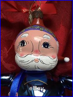 FLAWLESS Exquisite WATERFORD Glass Ltd Edition Majestic SANTA Christmas Ornament