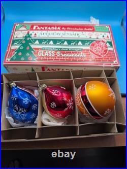 Fantasia by Christopher Radko-Grandma's Own Vintage-Set of 3-Select Edition