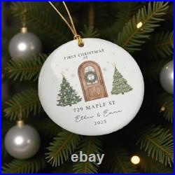First Christmas in Our New Home Christmas Ornaments, Personalized Our New House