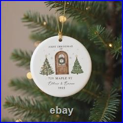 First Christmas in Our New Home Christmas Ornaments, Personalized Our New House
