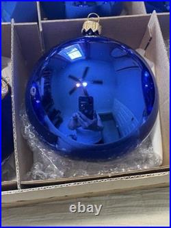 FrontGate Holiday Collection Glass Christmas Ornaments, Set of 12 X 2