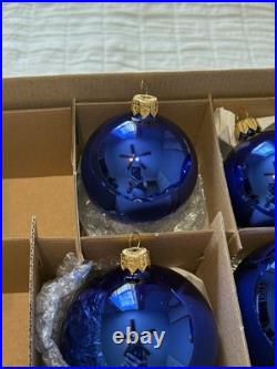 FrontGate Holiday Collection Glass Christmas Ornaments, Set of 12 X 2