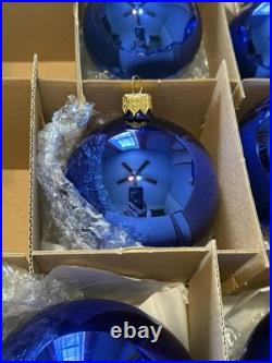 FrontGate Holiday Collection Glass Christmas Ornaments, Set of 12 X 2