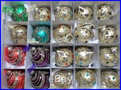 Frontgate Christmas Holiday All Dressed Up Jewel Ornament Collection 71 Piece