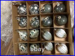 Frontgate Luxury Joyeux Trim Kit Christmas Holiday Tree Ornaments 59 MOUTH BLOWN