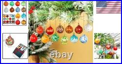 Garden Decor Set of 12 Glass Gazing Ball Ornaments