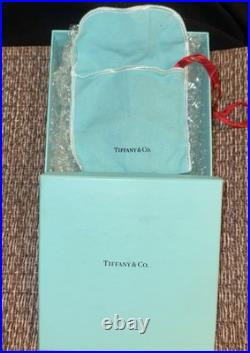 Genuine TIFFANY & CO 10 Point Crystal Star Snowflake Ornament With Box