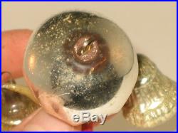 German Antique Fantasy Bell Figural Glass Finial Christmas Ornament 1920's