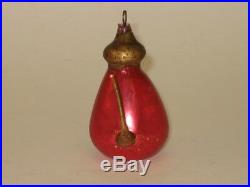 German Antique Glass Figural Magic Lamp Victorian Christmas Ornament 1900's