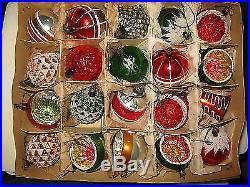 German christmas balls tree decoration new year from 70s