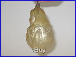 Girl In Tulip German Antique Glass Figural Christmas Ornament Decoration 1930's