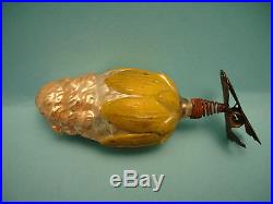 Girl in Flower Clip On Blown Glass Christmas Tree Ornament 2 7/8 German