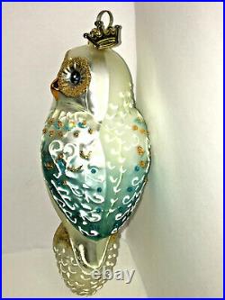 HALLMARK Keepsake 2016 WINTER'S OWL Heritage Collection CHRISTMAS ORNAMENT Glass