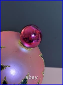 HTF Christopher Radko WINTER STAR BLOSSOM Poinsettia PINK Ball Ornament 96-284-0 HTF Christopher Radko WINTER STAR BLOSSOM Poinsettia PINK Ball Ornament 96-284-0