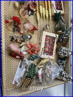 HUGE Mixed Lot Of VTG Miniature Glass Christmas Ornaments & Shiny Brite & Boxes HUGE Mixed Lot Of VTG Miniature Glass Christmas Ornaments & Shiny Brite & Boxes
