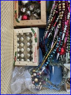 HUGE Mixed Lot Of VTG Miniature Glass Christmas Ornaments & Shiny Brite & Boxes HUGE Mixed Lot Of VTG Miniature Glass Christmas Ornaments & Shiny Brite & Boxes