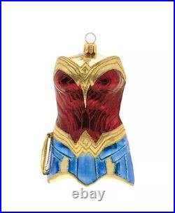 Hallmark 2023 Keepsake Christmas Ornament DC Wonder Woman Outfit Glass