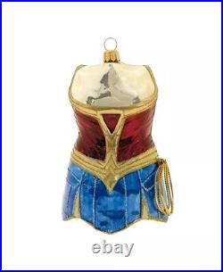 Hallmark 2023 Keepsake Christmas Ornament DC Wonder Woman Outfit Glass