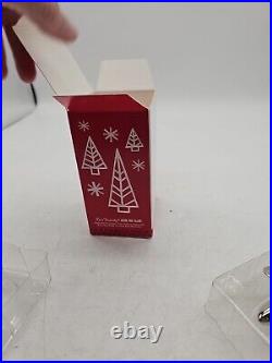 Hallmark Baby's First Christmas Baby Rattle 2013 HTF Glass & Metal Ornament New