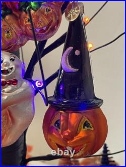 Halloween Glass Ornaments Four Christopher Radko + OWC, Max Glass