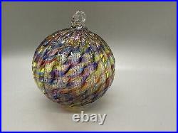 Handblown Ornament Glass 4 Ball Christmas Simon Pierce GLASSWORKS Style