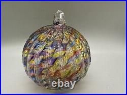 Handblown Ornament Glass 4 Ball Christmas Simon Pierce GLASSWORKS Style