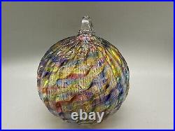 Handblown Ornament Glass 4 Ball Christmas Simon Pierce GLASSWORKS Style