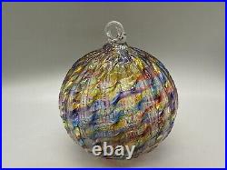 Handblown Ornament Glass 4 Ball Christmas Simon Pierce GLASSWORKS Style