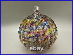 Handblown Ornament Glass 4 Ball Christmas Simon Pierce GLASSWORKS Style