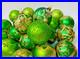 Handmade-Glass-Christmas-Ornaments-Set-of-10-Green-Gold-Holiday-Decor-01-hkz